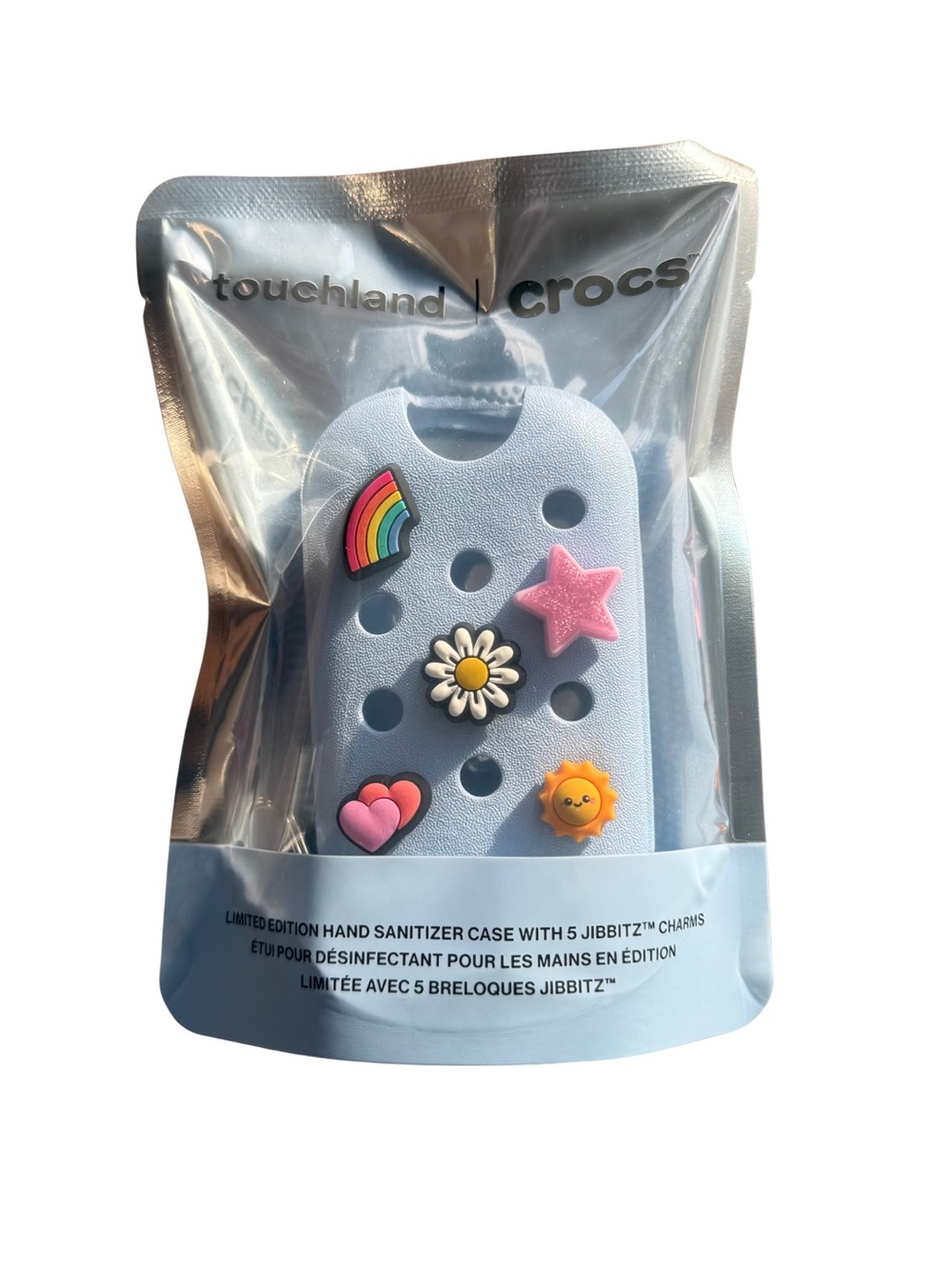 NWT Cloudwave Blue Touchland x Crocs Hand Sanitizer Case